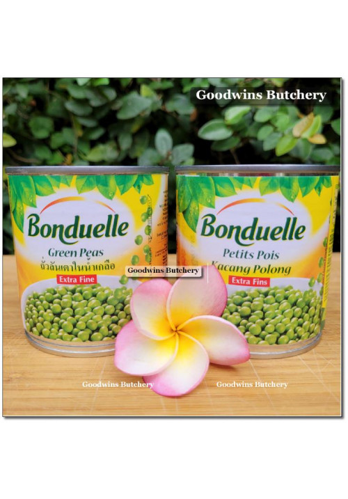 Vegetable Bonduelle France tin GREEN PEAS EXTRA FINE 200g